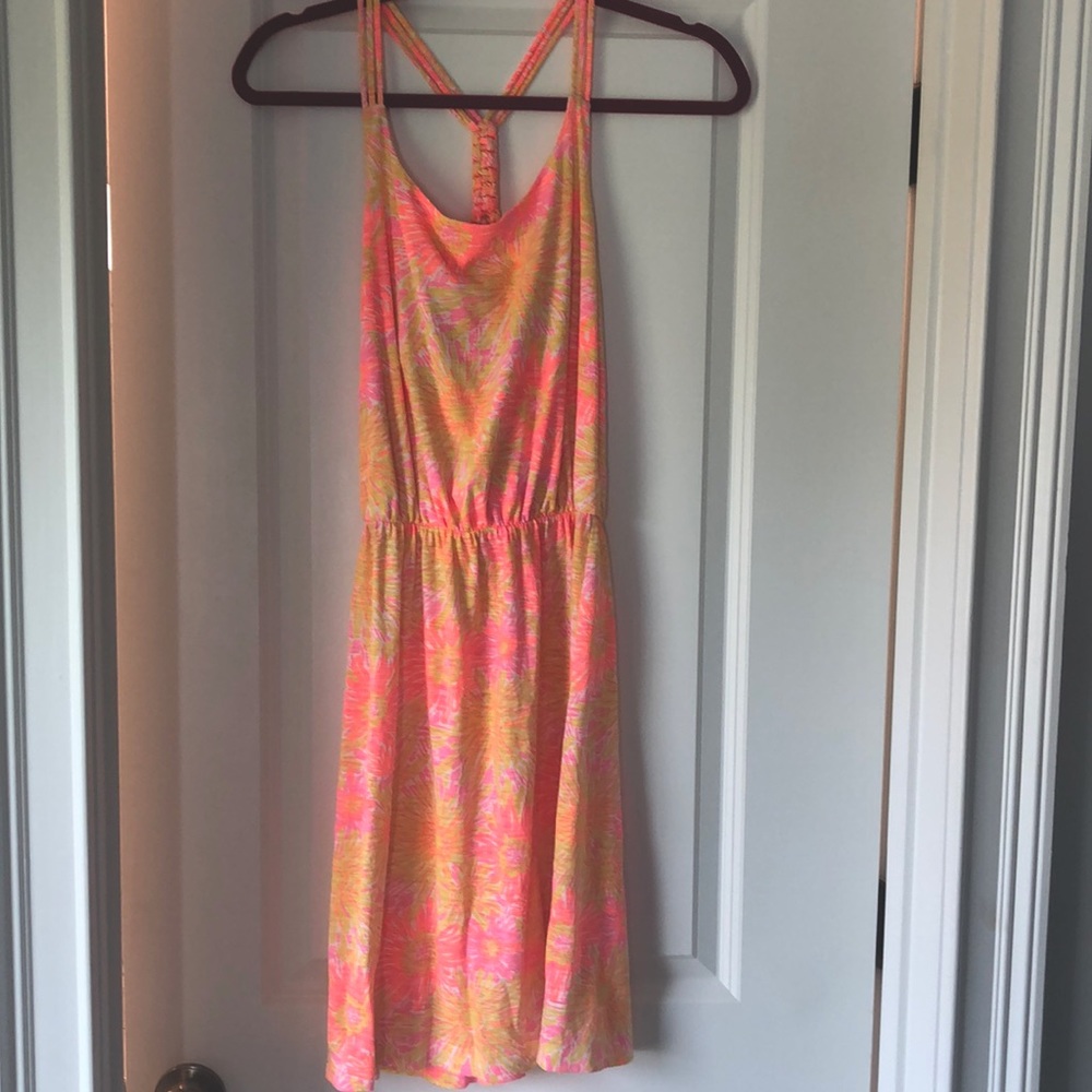 Lilly Pulitzer neon flower print sundress